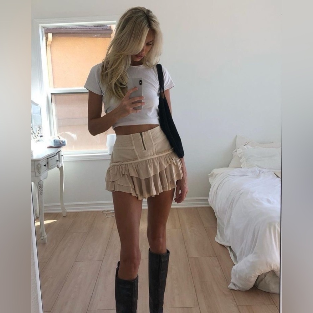Free People Frostbite Mini Skirt